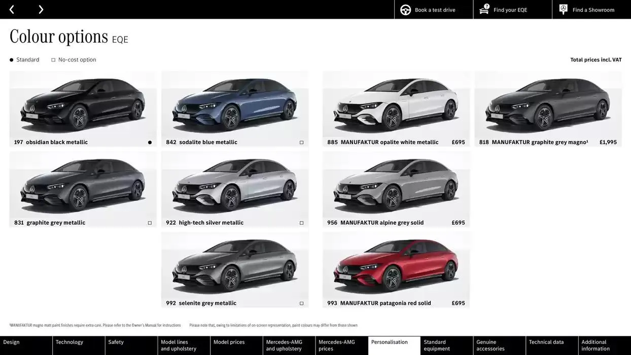 Mercedes Benz EQE Saloon from 24 October to 24 October 2025 - Catalogue Page 48