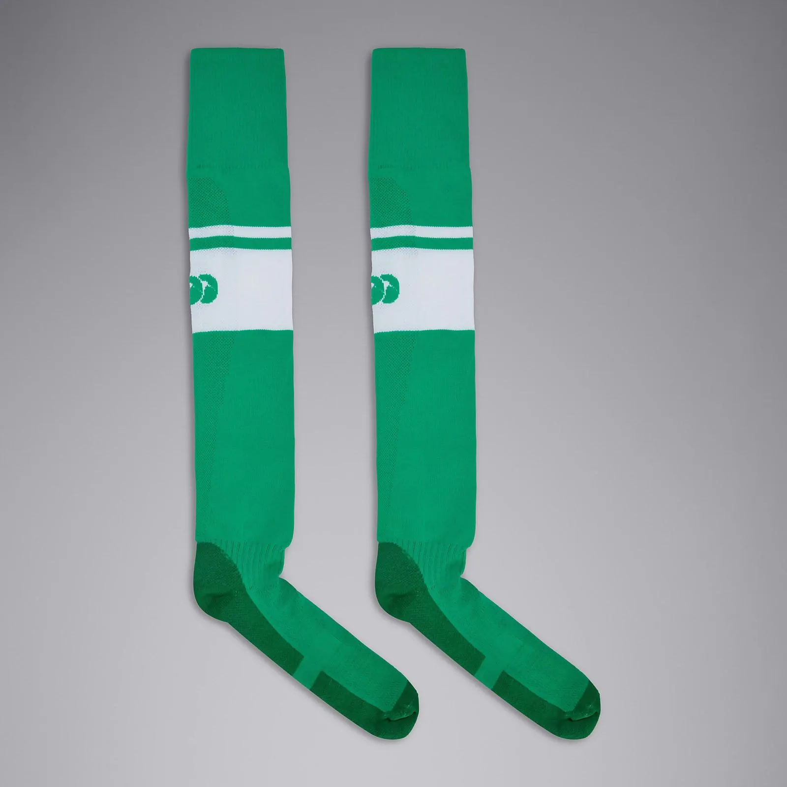 ADULT UNISEX IRELAND HOM SOCK GRIP GREEN/WHITE