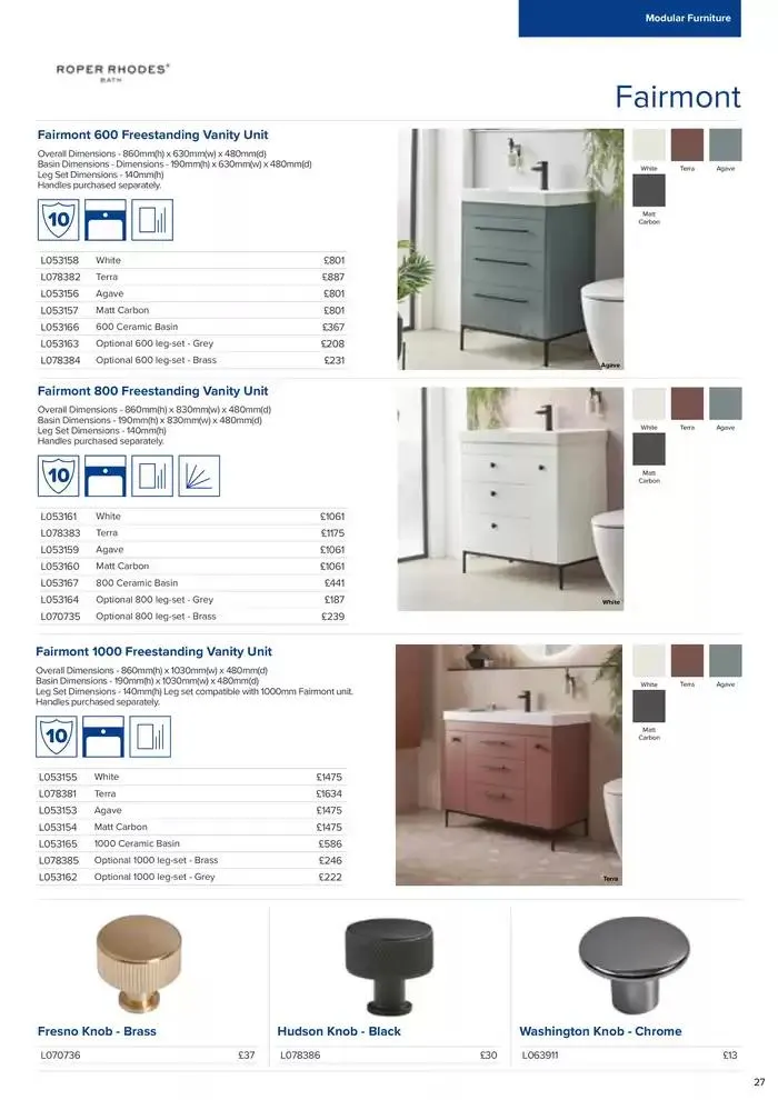 Bathroom Collection 2025 from 6 February to 31 December 2025 - Catalogue Page 29
