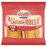 Wall's 4 Hearty Pork Sausage Rolls
