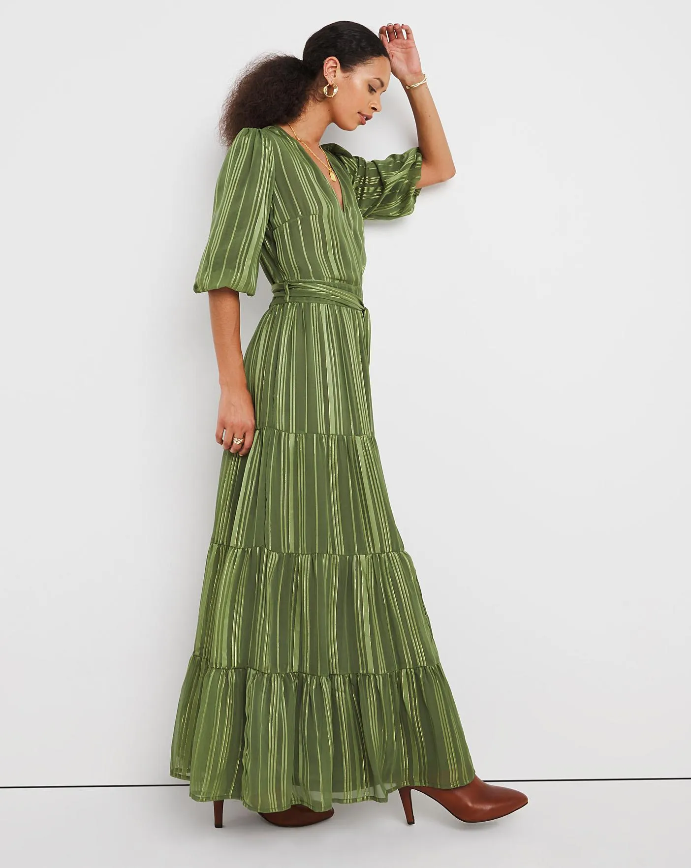 Jo by Joanna Hope Tie Waist Midi Dress