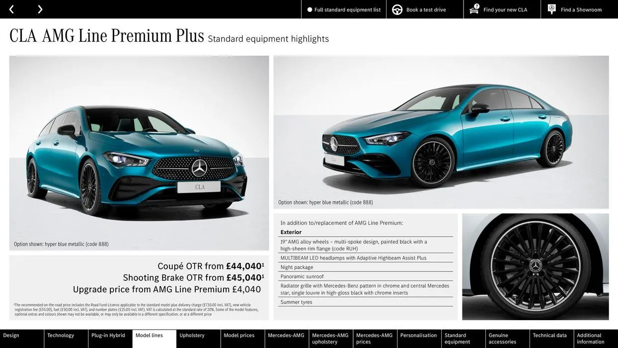 Mercedes Benz CLA Shooting Brake from 22 August to 22 August 2025 - Catalogue Page 25