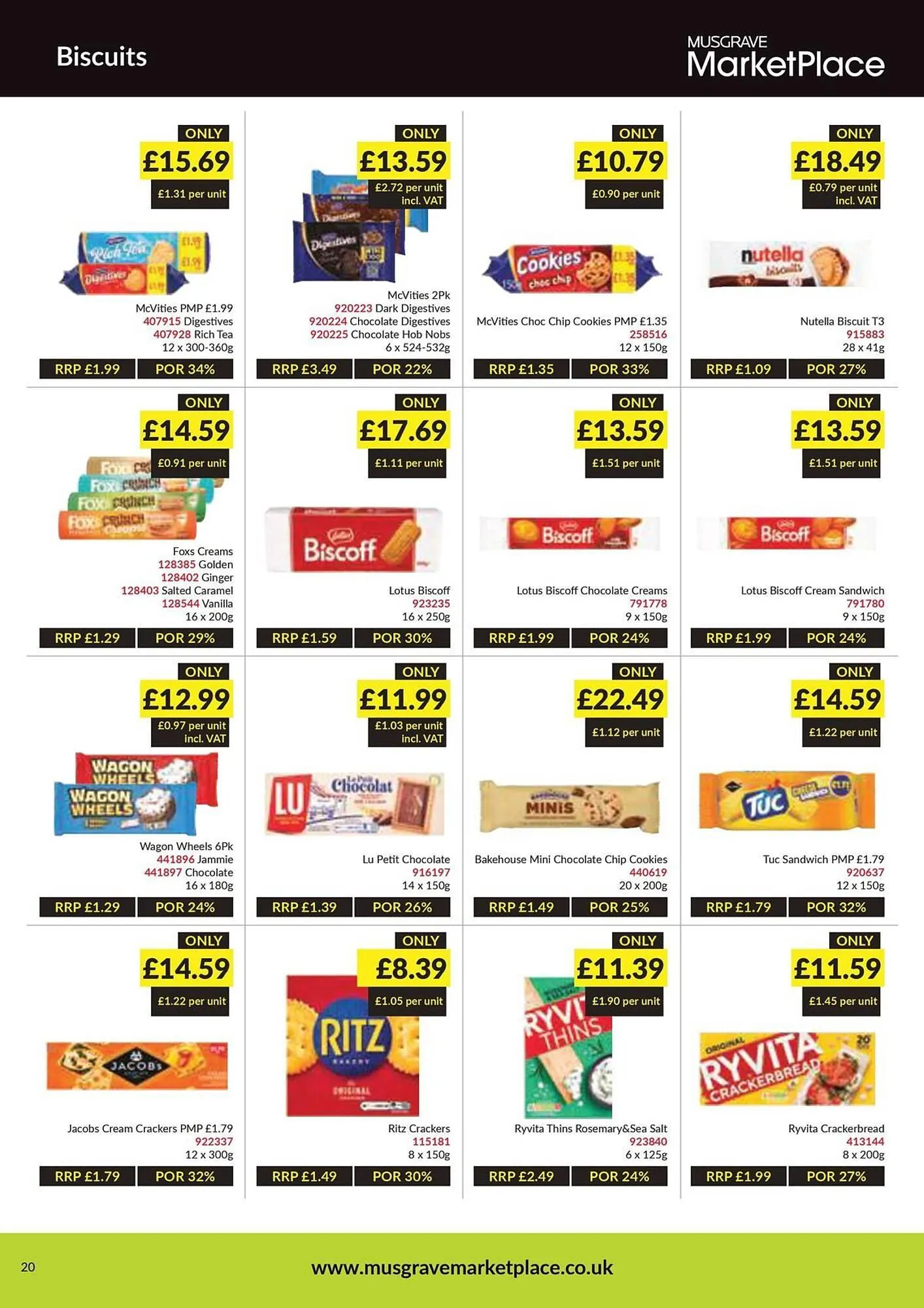 Musgrave MarketPlace leaflet from 14 July to 3 August 2025 - Catalogue Page 20