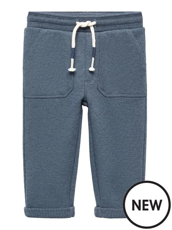 Younger Boys Straight Joggers - Blue