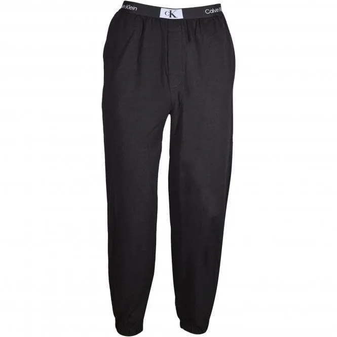 Calvin Klein CK 96 French Terry Jogging Bottoms, Black