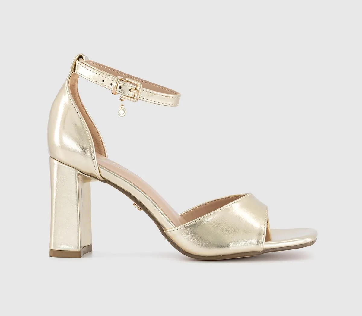 Hearts 2 Part Block Heeled Sandals