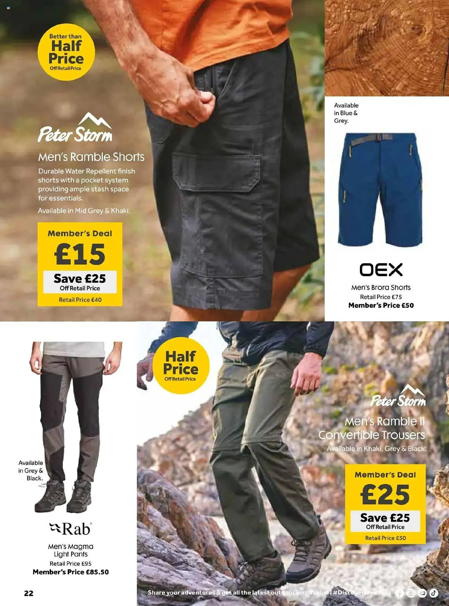 GO Outdoors leaflet from 17 March to 19 April 2025 - Catalogue Page 22