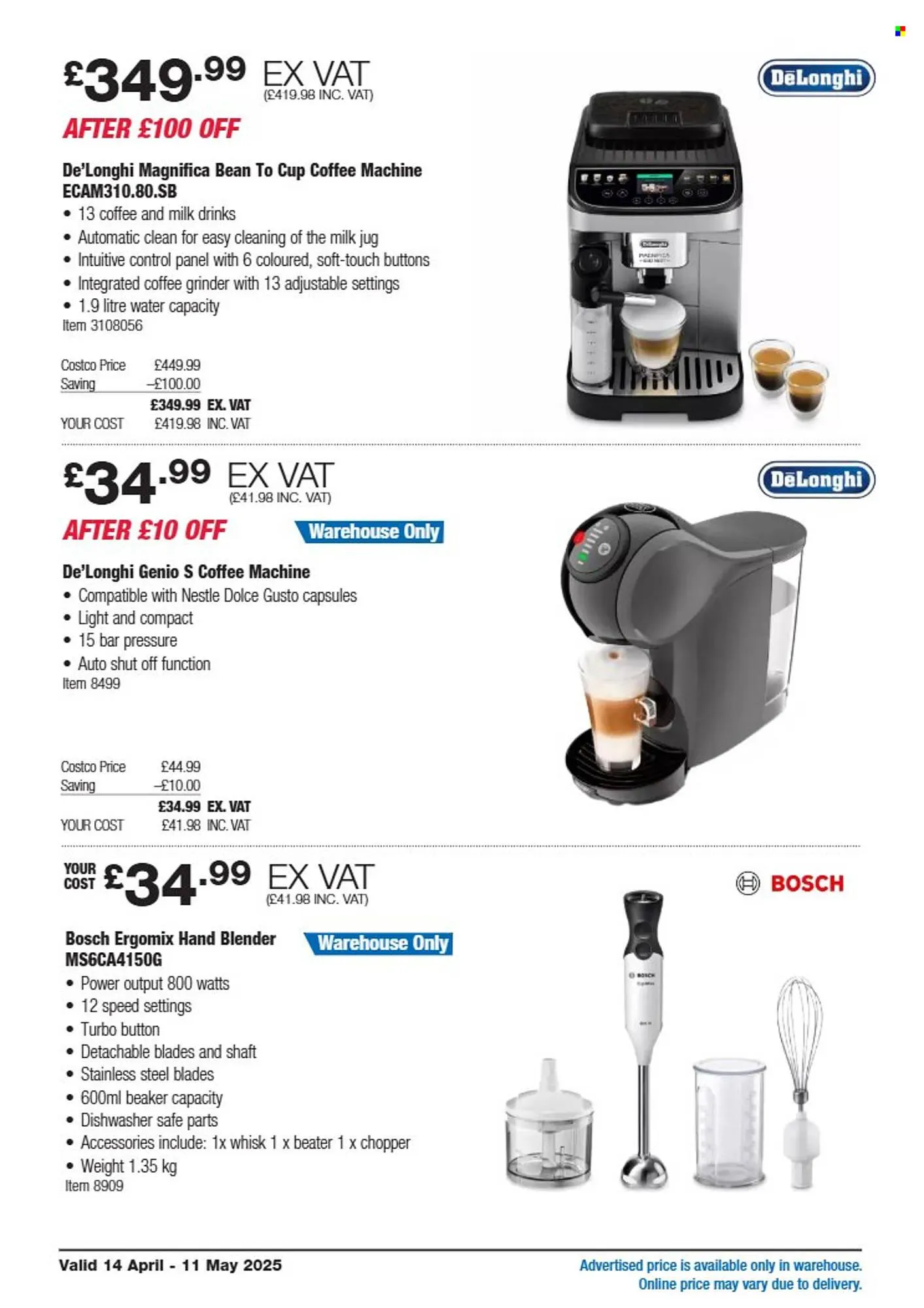Costco leaflet from 14 April to 11 May 2025 - Catalogue Page 10