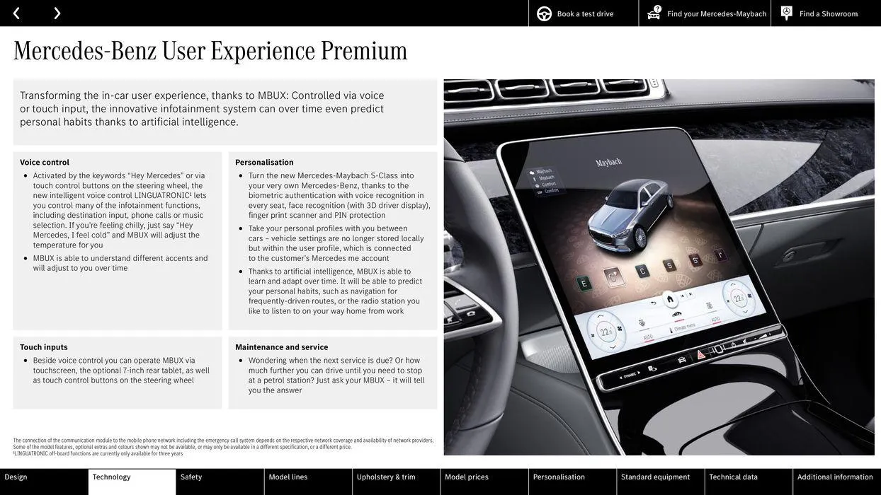 Mercedes-Maybach S-Class from 2 May to 30 November 2024 - Catalogue Page 10