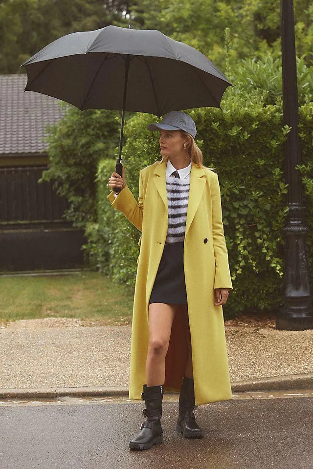 Maeve Hourglass Longline Coat