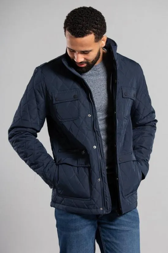 Padded Funnel Neck Jacket