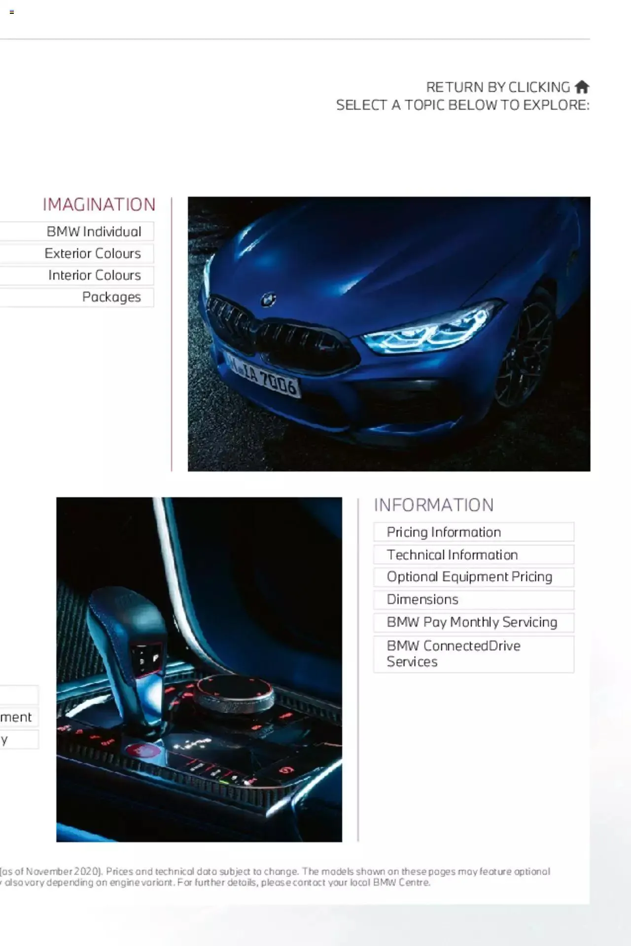 BMW - M8 Coupe, Convertible and Gran Coupe Brochure from 21 January to 31 December 2023 - Catalogue Page 4