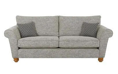 Aurora Fabric 3 Seater Standard Back Sofa