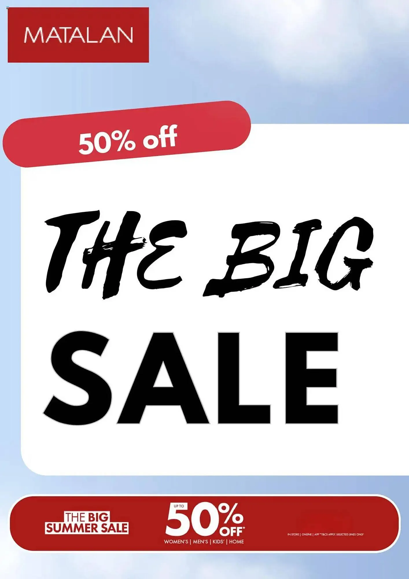 Matalan leaflet from 9 August to 9 September 2025 - Catalogue Page 1