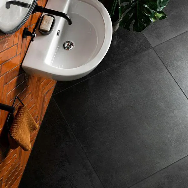 Cosmic Night Black Lappato Floor Tiles