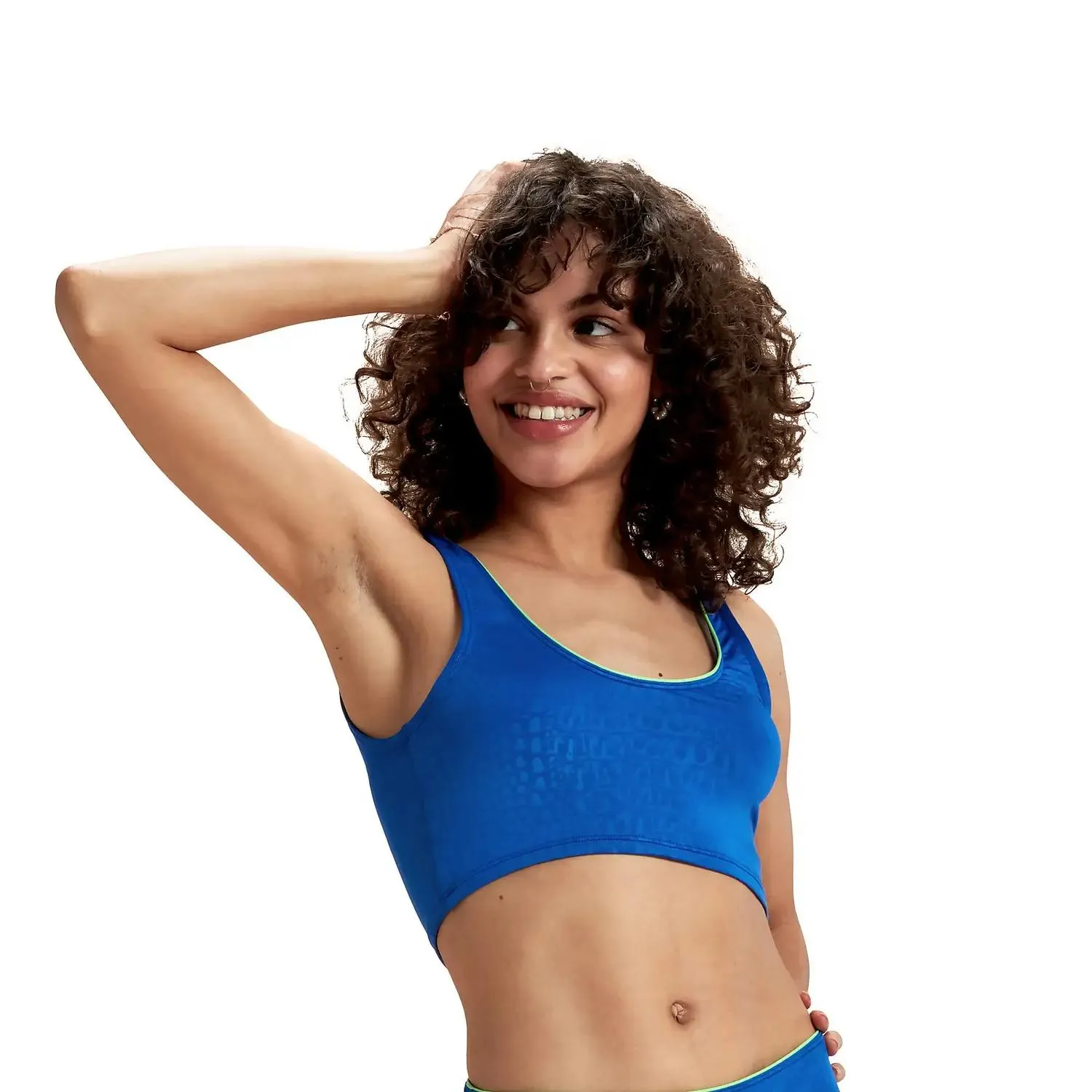 FLU3NTE Bikini Top Blue