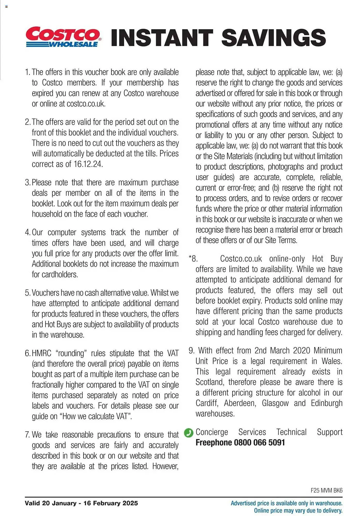 Costco leaflet from 20 January to 16 February 2025 - Catalogue Page 32