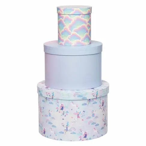 WHSmith Daydream Nested Circular Storage Boxes