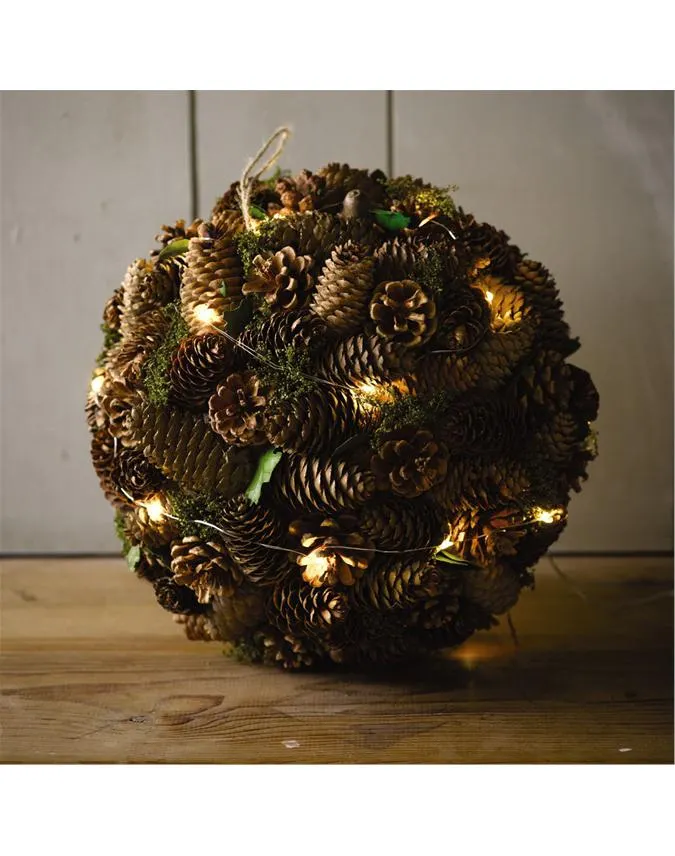 Large LED Pinecone Ball