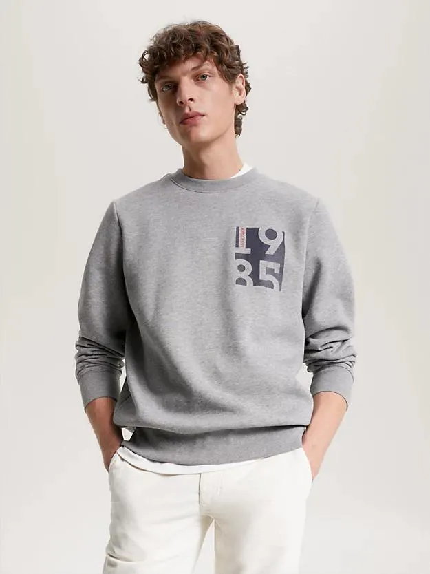 Logo Print Crew Neck Sweatshirt