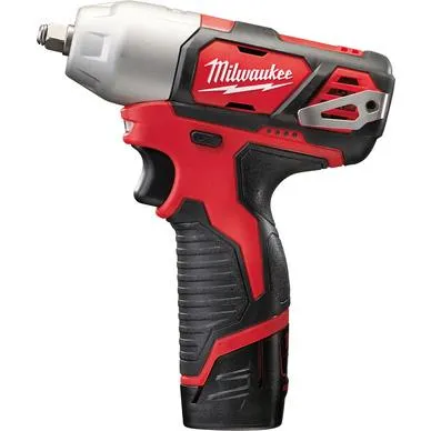Milwaukee M12 BIW38-202C Sub Compact 3/8" Impact Wrench with Friction Ring 2 x 2.0Ah