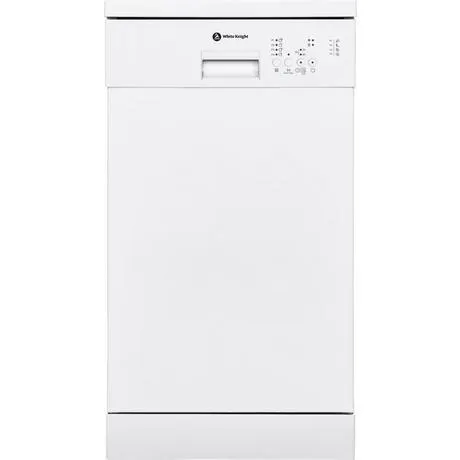 White Knight FS45DW52W 45cm Slimline Dishwasher - White - 10 Place Settings
