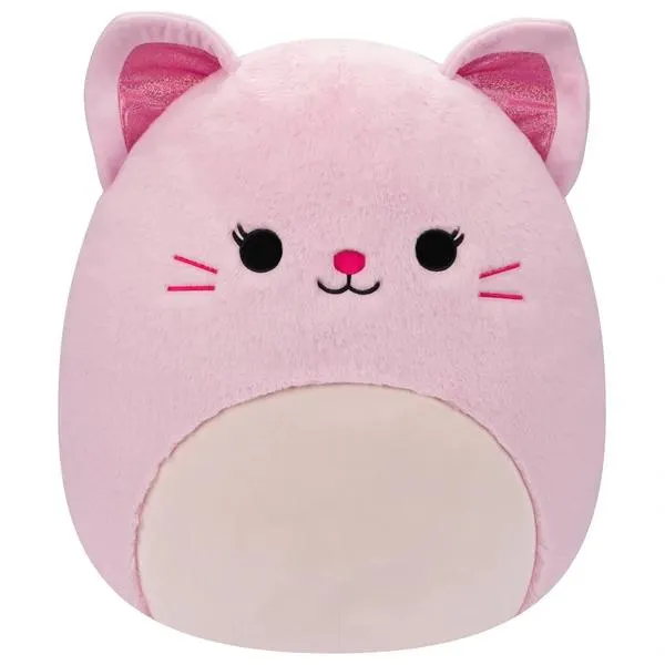 Original Squishmallows Fuzz-A-Mallow 50cm Celenia the Pink Sparkle Cat