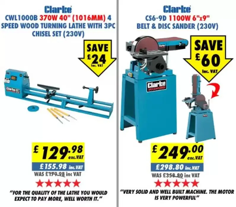 Clarke Woodworking from 7 March to 18 March 2025 - Catalogue Page 8