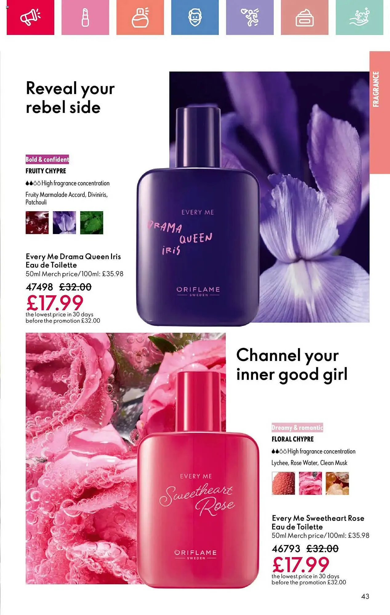 Oriflame leaflet from 31 July to 20 August 2025 - Catalogue Page 43