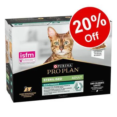 Purina Pro Plan Wet Cat Food - 20% Off! *