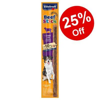 25 x 12g Vitakraft Dog Beef - Sticks - 25% Off!*
