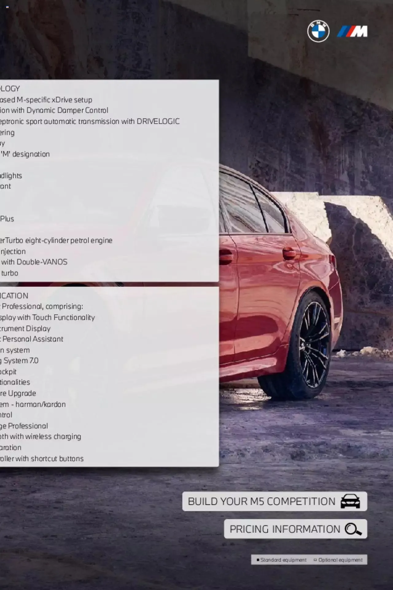 BMW - M5 Brochure from 21 January to 31 December 2023 - Catalogue Page 12