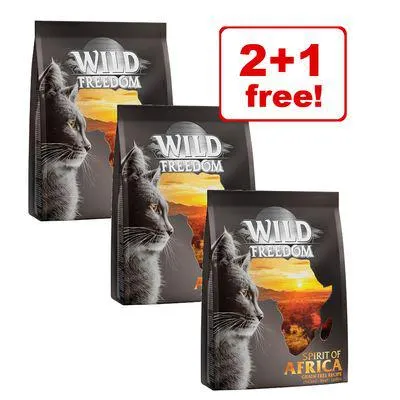 3 x 400g Wild Freedom Dry Cat Food - 2 + 1 Free!*