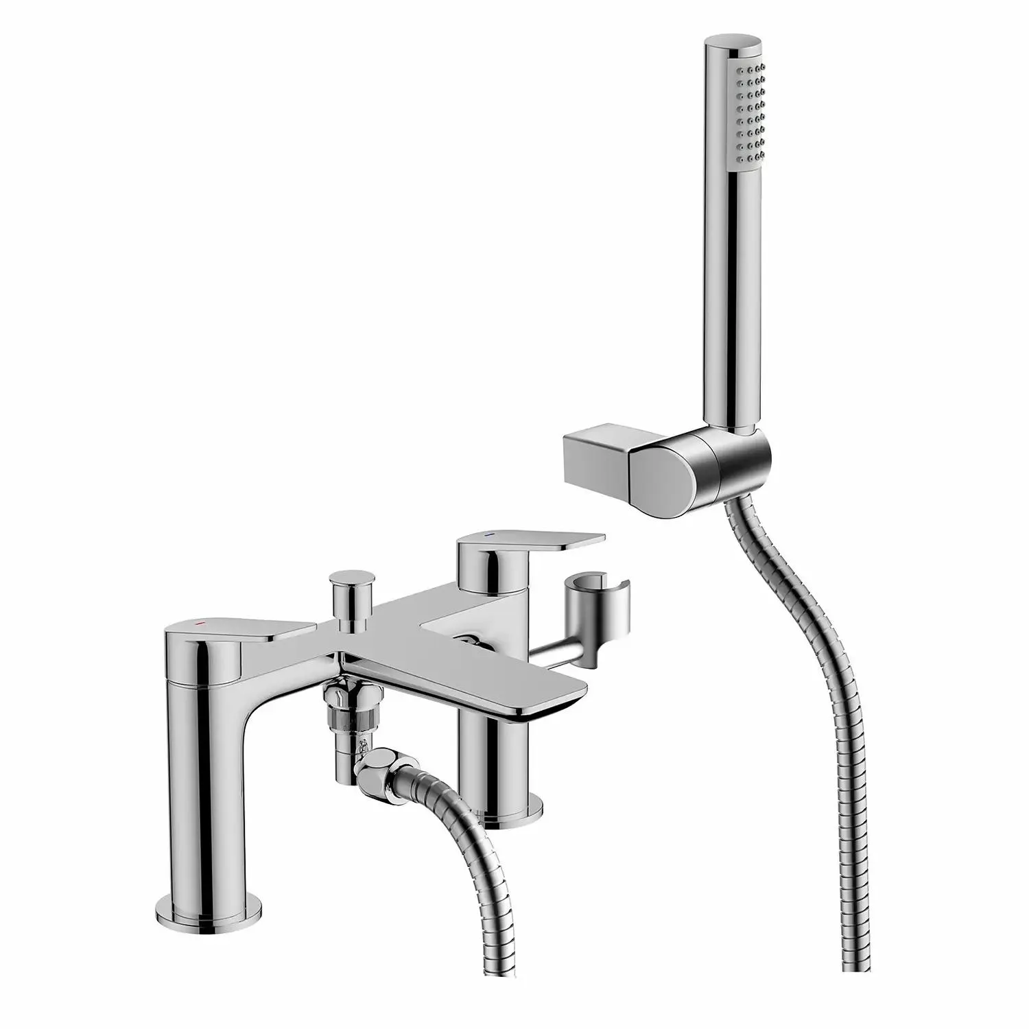 Bathstore Aero Deck Mounted Bath Shower Mixer in Chrome