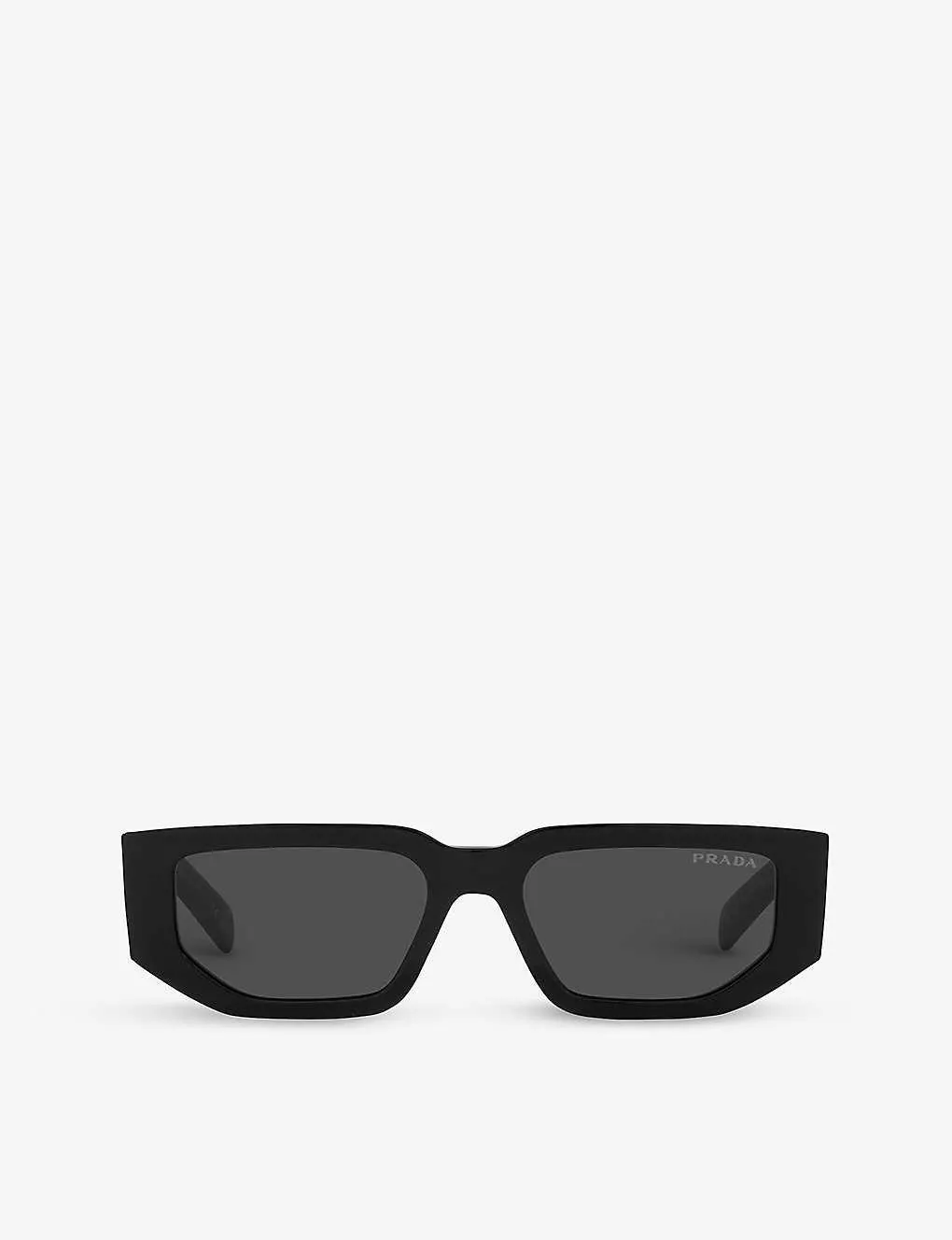 PR 09ZS rectangle-frame acetate sunglasses
