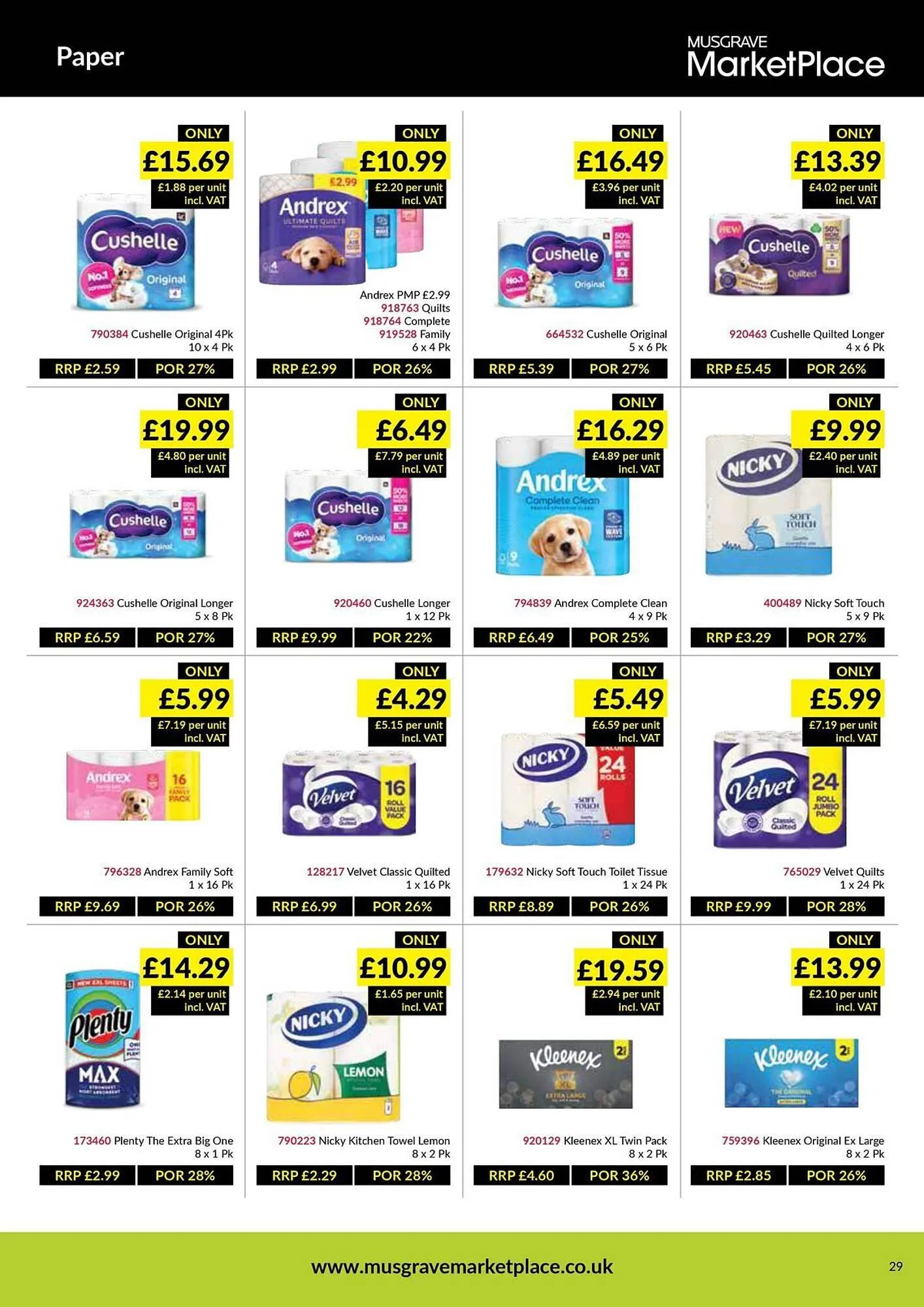 Musgrave MarketPlace leaflet from 3 June to 22 June 2025 - Catalogue Page 29