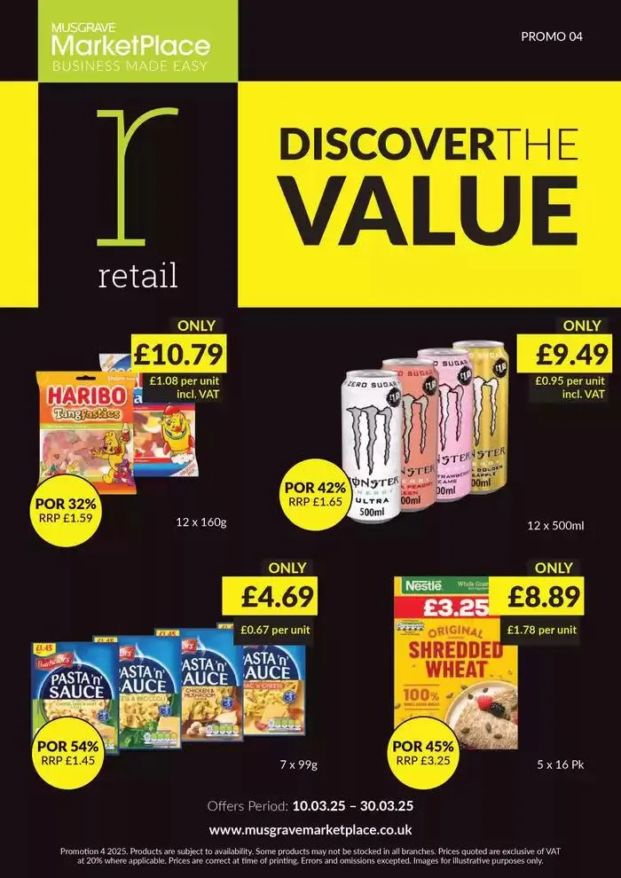 RETAIL DEALS from 10 March to 30 March 2025 - Catalogue Page 1