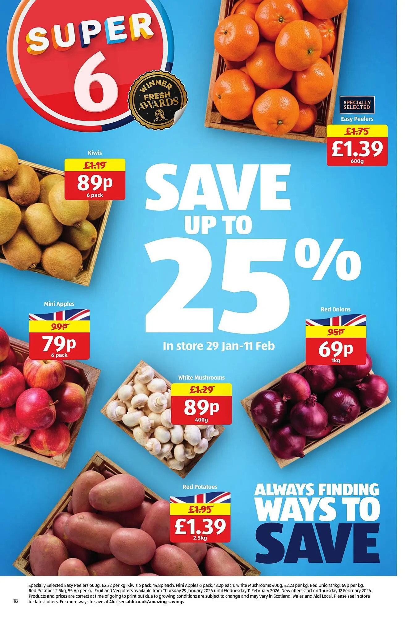 Aldi leaflet from 29 January to 1 February 2026 - Catalogue Page 18