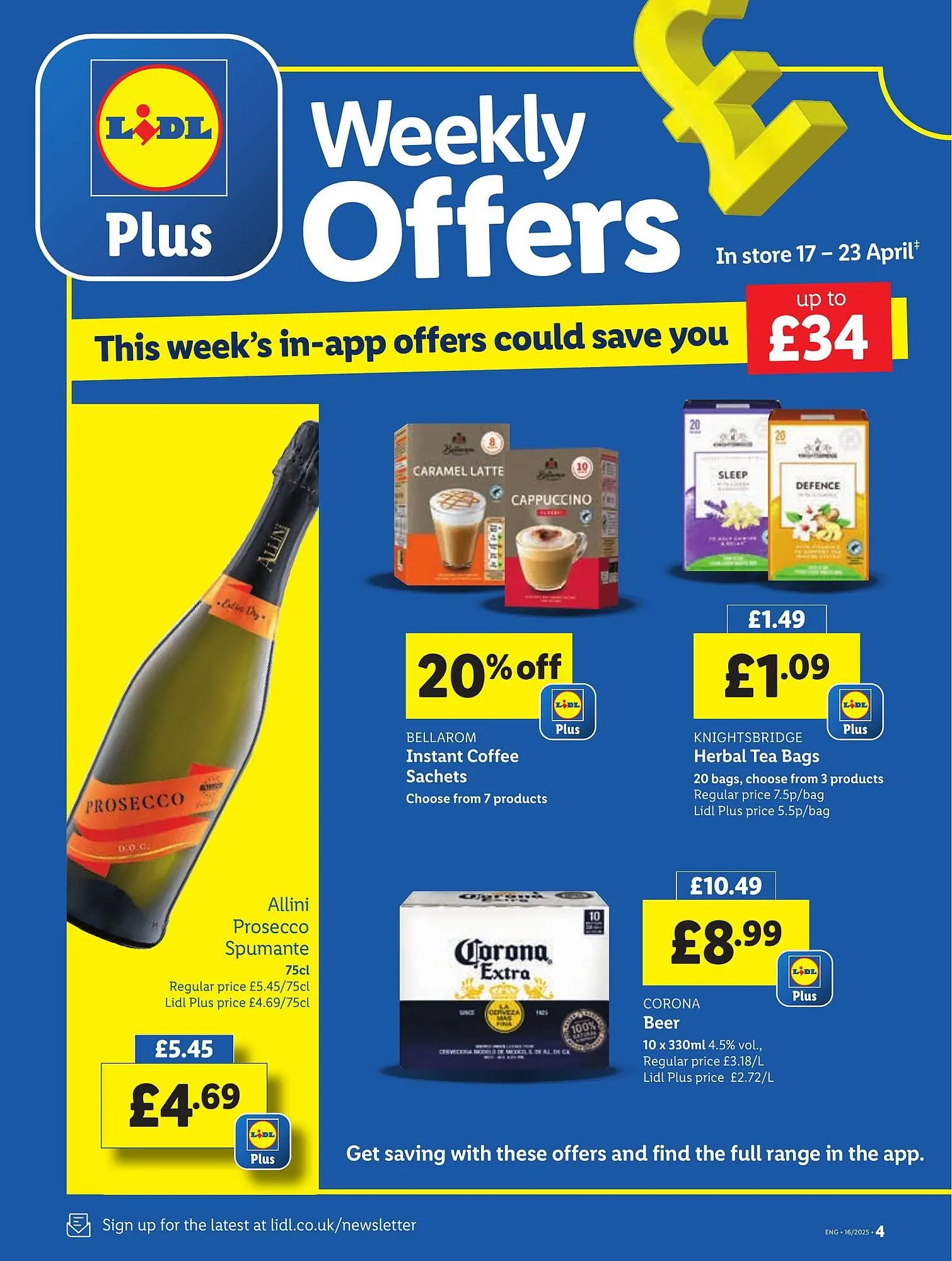 Lidl leaflet from 17 April to 23 April 2025 - Catalogue Page 4