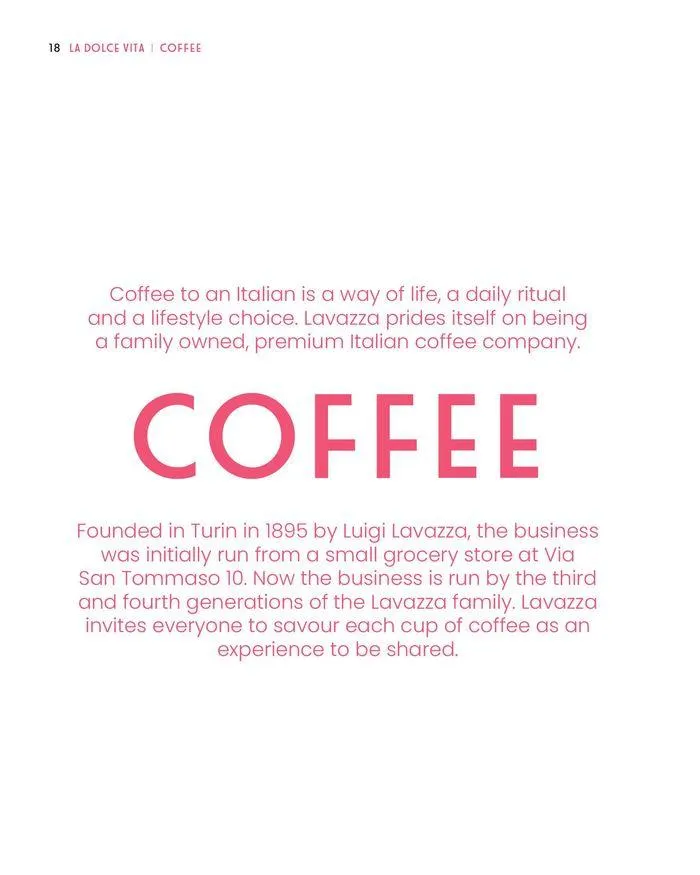 La Dolce Vita Guide from 21 May to 31 December 2024 - Catalogue Page 18