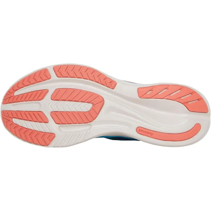 Saucony Womens Ride 15 Neutral Running Shoes Ocean/​Shadow