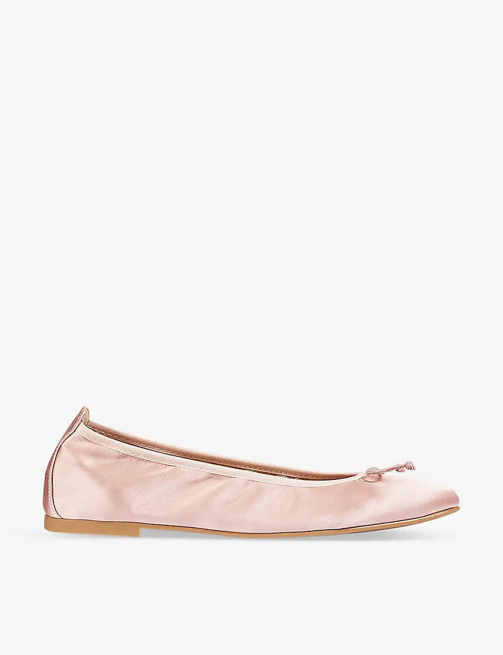 Trilly satin ballet pumps