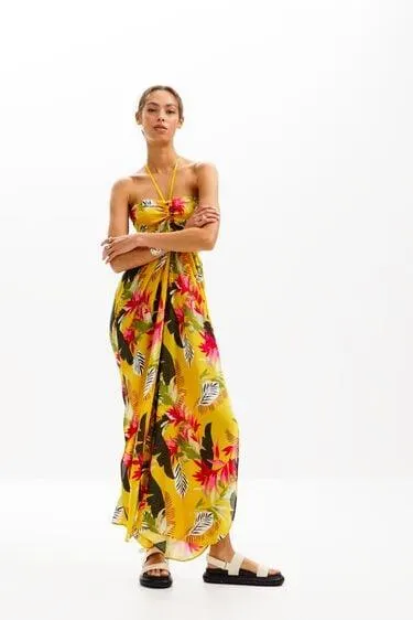 Mono largo halter tropical