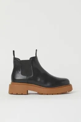 Leather Chelsea boots