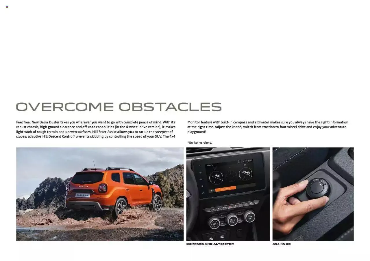 Dacia Duster New from 1 March to 31 December 2023 - Catalogue Page 6