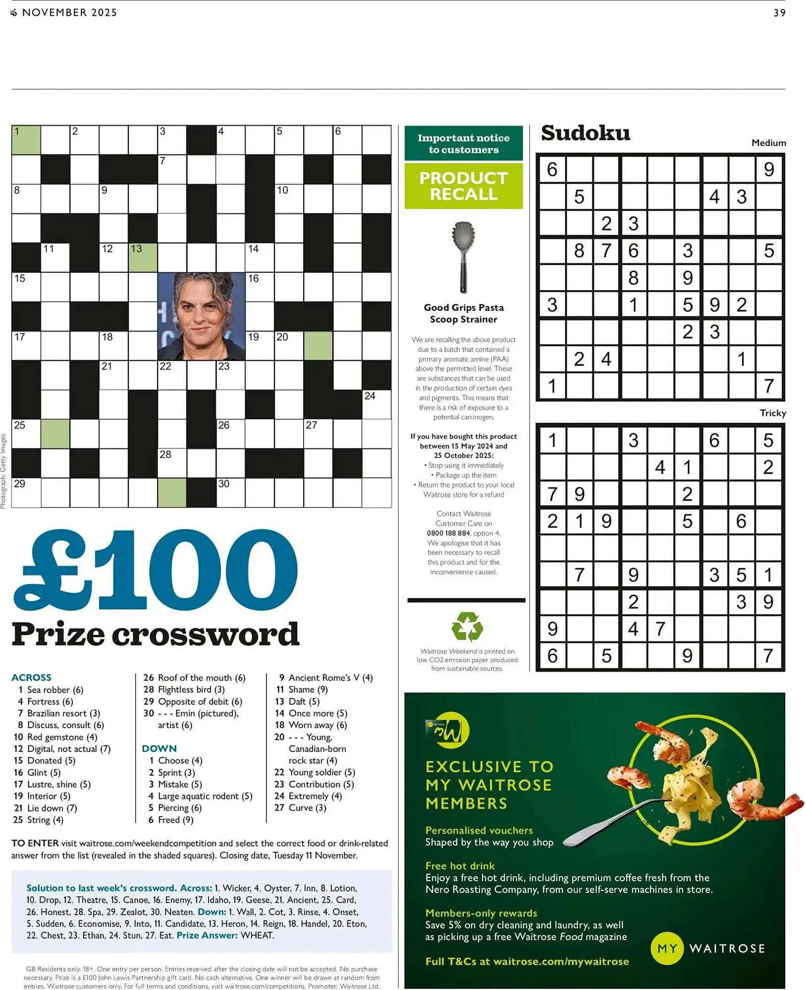 Waitrose catalogue from 6 November to 13 November 2025 - Catalogue Page 39