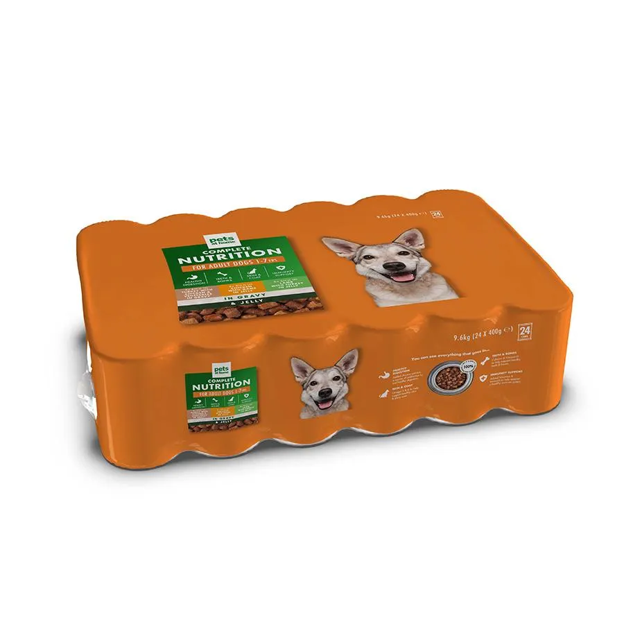 Pets at Home Complete Nutrition Wet Adult Dog Food 24x400g