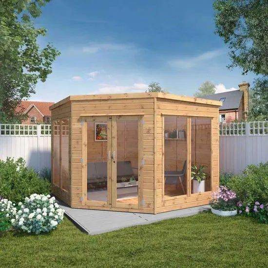 Mercia Premium Corner Summerhouse - 9' x 9'