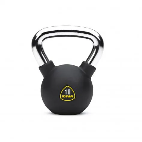 Ziva 10Kg Performance Rubber Kettlebell