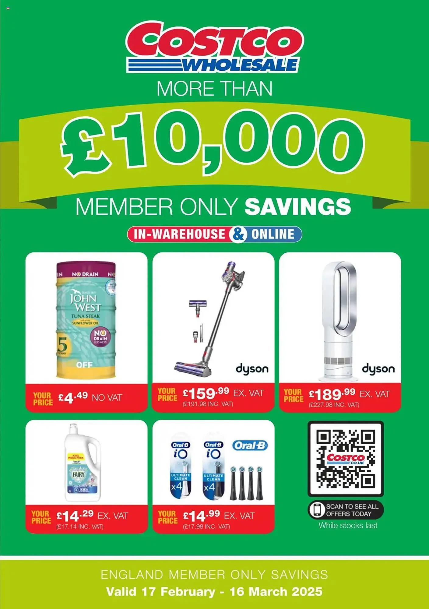 Costco leaflet from 17 February to 16 March 2025 - Catalogue Page 1